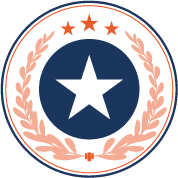 Star Badge - Navy & Orange