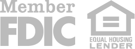 Member FDIC and Equal Housing Lender Logos