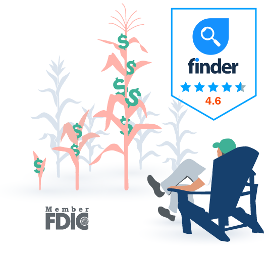 Member FDIC; Finder.com rating: 4.5 out of 5
