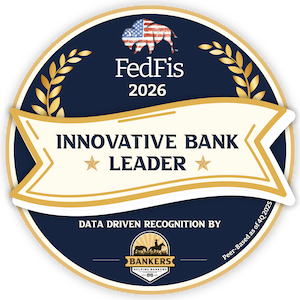 FedFis 2026 Innovative Bank Leader, Data-Driven Recognition by Bankers